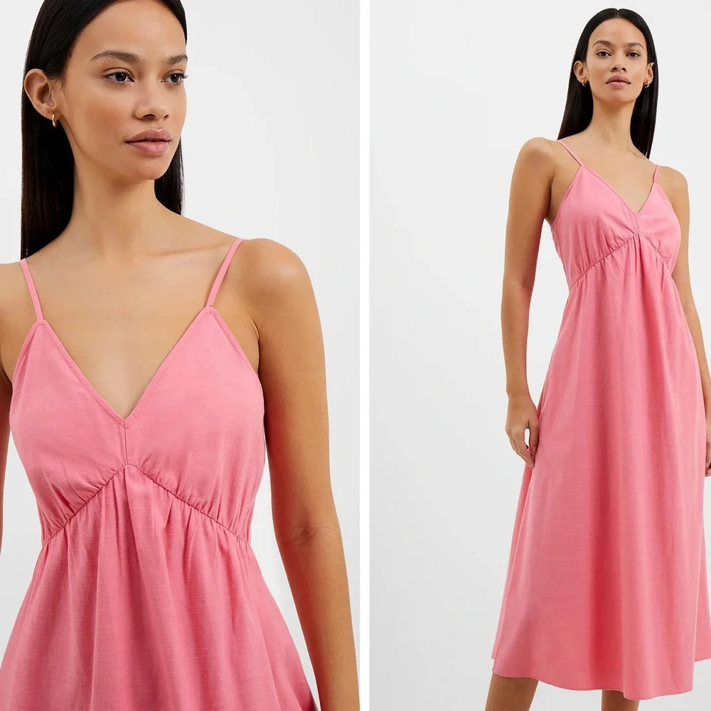 French Connection Alania Lyocell Blend Sun Dress NWT Small - Picture 4 of 8